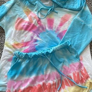 Tie dye matching set